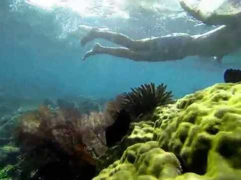 Free Diving in Tumbak lagoon, North Sulawesi, Indonesia part1
