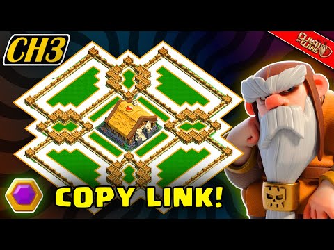 COC Best New! Capital Hall 3 Base LayouT COPY LINK | Capital Peak (CH3) Base Clan Capital Base