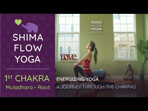 YOGA for BEGINNERS - Energizing Yoga:  1st Chakra - Root - Grounding