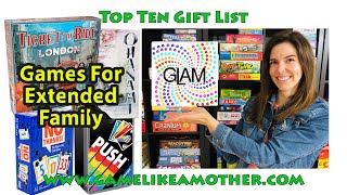 Top 10 Games to Gift to Extended Family - Game Like a Mother 2022