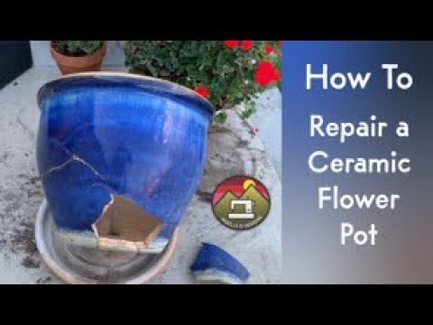 How To Repair a Ceramic Planter