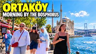 Ortaköy Istanbul 4K Walk | Morning by the Bosphorus, Mosque & Local Streets
