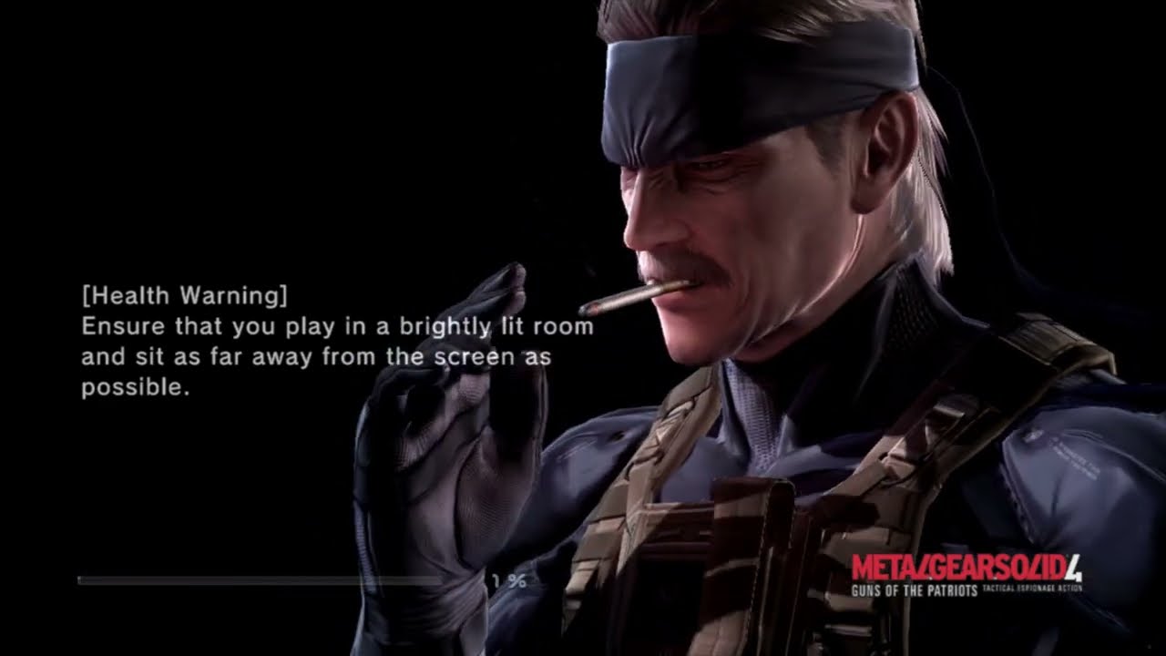 Metal Gear Solid 4   Guns of the patriots instalation screen 15 minutes
