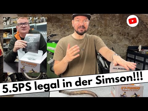 Simson 5.5 hp finally possible with parts approval! ZT-Tuning TGL 50