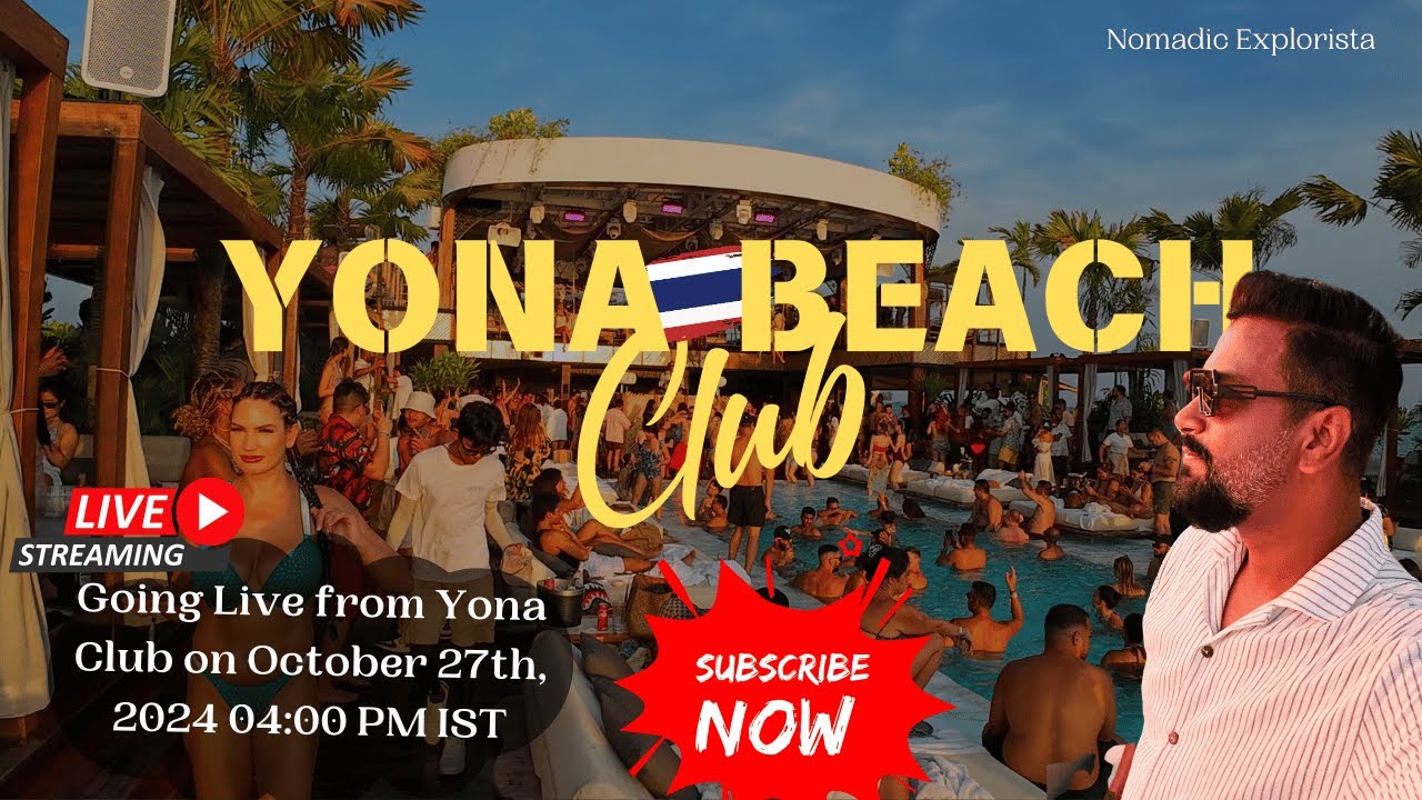 A traveler enjoys beach club day at YONA and shares experience.