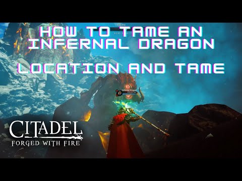 Citadel Forged with Fire: Infernal Dragon location and tame - You're a Tamer - Walkthrough - Guide
