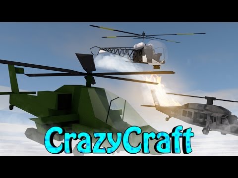 Minecraft | Crazy Craft 2.0 - OreSpawn Modded Survival Ep 181 - "HELICOPTER WARS"