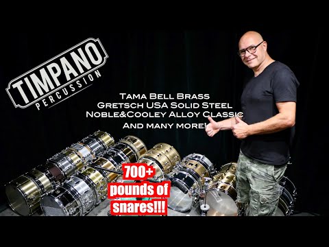 ULTIMATE Cast Metal Snare Comparison - 24 snares: Bell Brass, Cast Aluminum, Solid Steel and more!