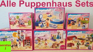 Alle Playmobil Puppenhaus Sets auspacken seratus1 Küche Bad Jugendzimmer Babyzimmer Schlafzimmer