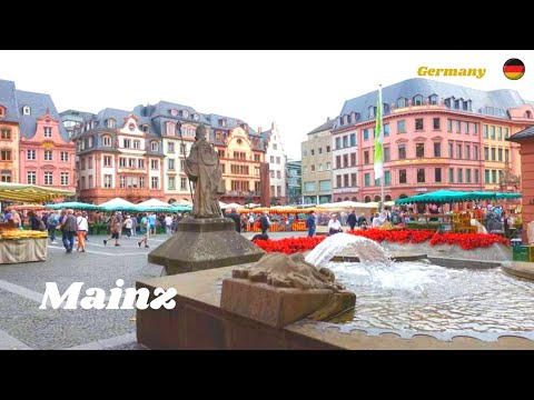 Mainz, Rheinland - Pfalz, 🇩🇪 Alemanha, City Tour 2022