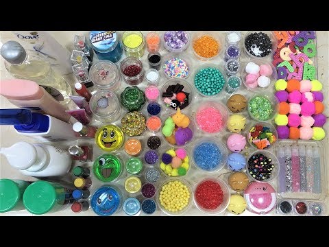 MIXING ALL MY INGREDIENTS INTO FLUFFY SLIME!! SLIMESMOOTHIE! SATISFYING SLIME VIDEO PART 35 !