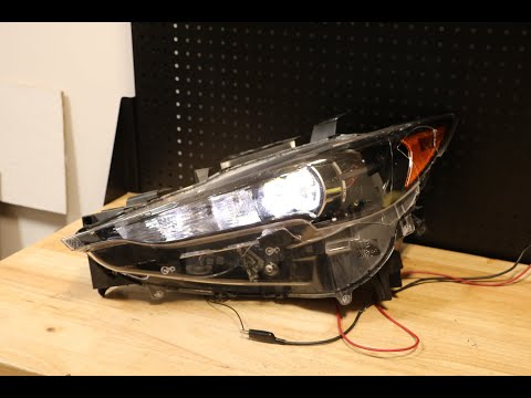 How To Disassemble a 2017-2021 Mazda CX-5 OEM LED Headlight