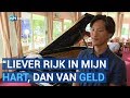 De jonge Bo (19) is pianist in verzorgingstehuizen