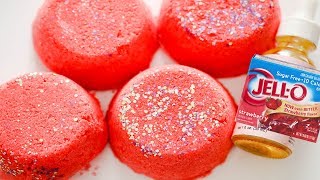Making No Citric Acid Bathbombs DIY! CHERRY JELLO Bathbomb DIY Recipe!