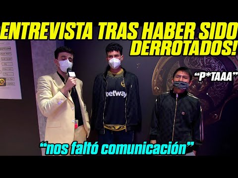 😭ENTREVISTA A SCOFIELD Y CHRIS LUCK TRAS HABER SIDO DERROTADOS CONTRA ALLIANCE😭