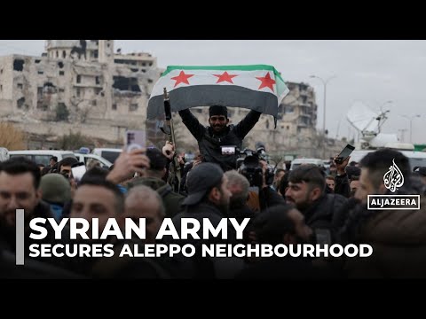 Syrian army secures Aleppo neighbourhood after SDF withdrawal
