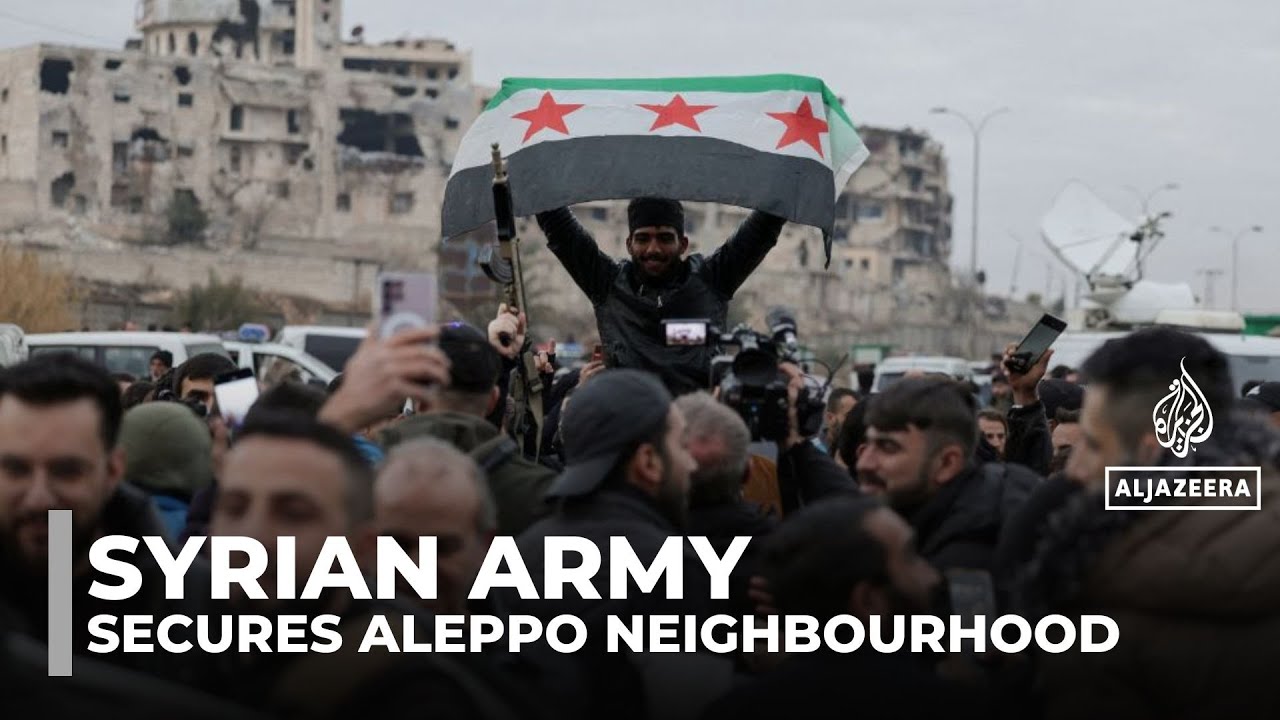 Syrian army secures Aleppo neighbourhood after SDF withdrawal