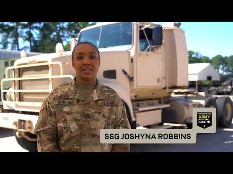 Driving a Truck in the National Guard