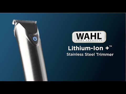 9818 Wahl Lithium-Ion Stainless Steel Beard Trimmer