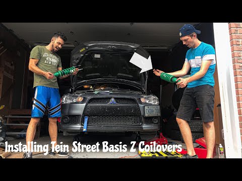 Installing Tein Street Basis Z Coilovers On Mitsubishi Lancer