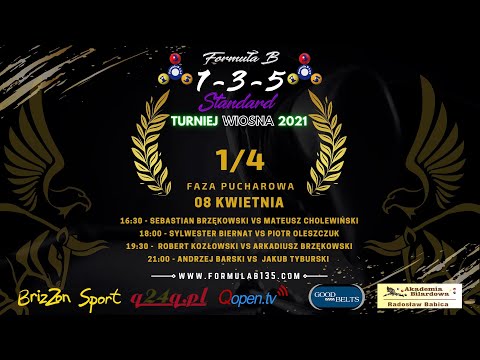 A.Barski vs J.Tyburski - Turniej FORMUŁA B 1-3-5 Standard Wiosna 2021 faza pucharowa 1/4