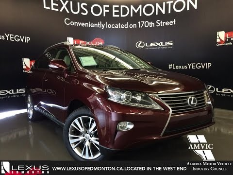 Used 2014 Red Lexus RX 350 AWD Touring Walkaround Review | Edson Alberta