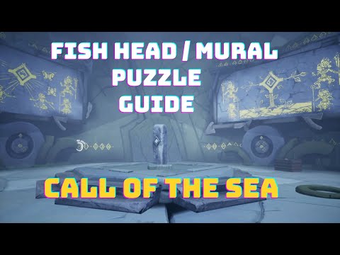 How to Solve the FISH HEAD/MURAL Puzzle!!!! - EASIEST SOLUTION! - Call of the Sea Guide