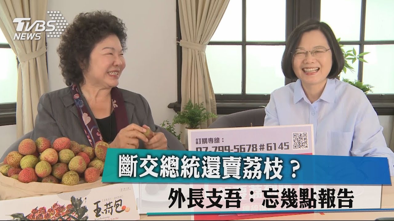 斷交總統還賣荔枝? 外長支吾:忘幾點報告