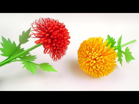 Papierblumen basteln einfach - Basteln mit papier - Geschenk zum Muttertag | DIY Bastelideen