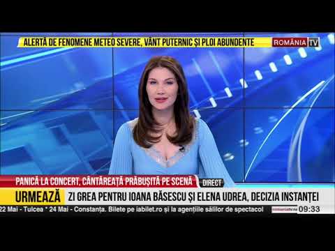 Oana Bogza Pintea a căzut pe scenă. Imaginile în care artista se prăbuşeşte peste orchestră