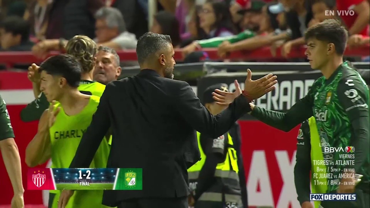 🦁 NECAXA 1-2 CLUB LEÓN | 'La Fiera' resolvió con 10 hombres | HIGHLIGHTS | Apertura 2026 | Liga MX