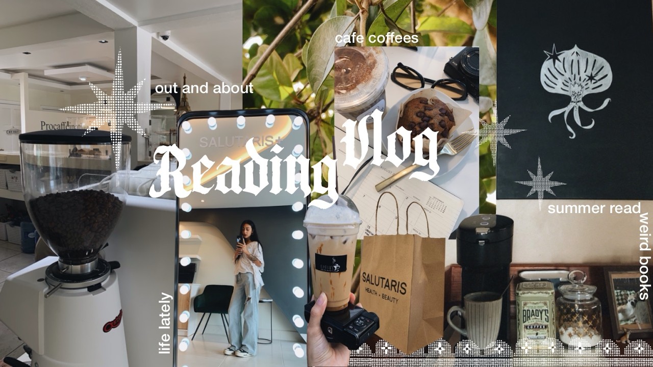 reading vlog ✸ recent reads, cafes, granny's house ➤011