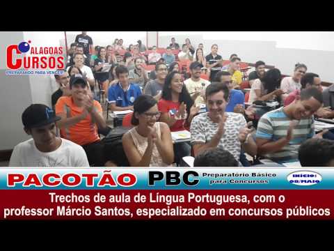 Trechos de aula de Língua Portuguesa | Alagoas Cursos