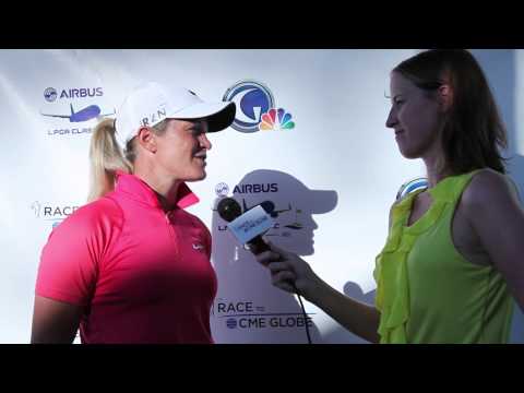 Suzann Pettersen's 1st Round Interview from the Airbus LPGA Classic