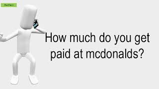 How Much Do You Get Paid At Mcdonalds