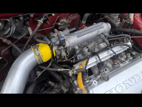 Honda Civic EJ9 D14A3 with D16Z6 intake. How i wired it up