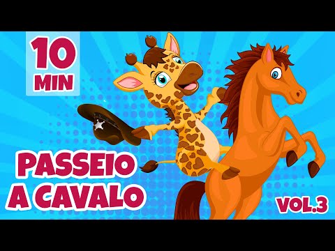 Passeio a Cavalo Vol. 3 - Giramille 10 min | Desenho Animado Musical