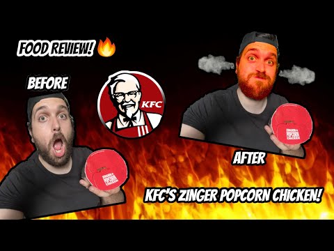 IS KFCS ZINGER POPCORN CHICKEN BUCKET GOOD!? | KFC Food Review 🏴󠁧󠁢󠁷󠁬󠁳󠁿