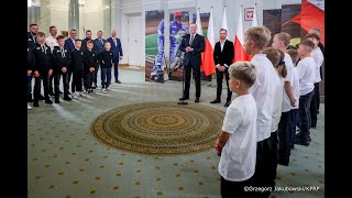 Pałac Prezydencki | Spotkanie Prezydenta Karola Nawrockiego z Bartoszem Zmarzlikiem