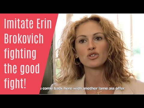 Erin Brokovich Julia Roberts Imitation