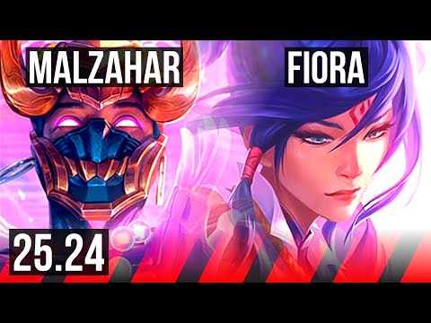 MALZAHAR vs FIORA (TOP) | EUW Diamond | 25.24
