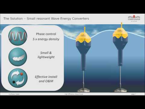 13 - Resonant Wave Energy Converter by CorPower Ocean: Sweden - 2016 Ocean Exchange Finalist