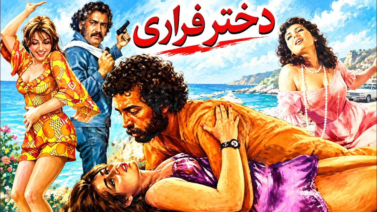 فیلم جنجالی دختر فراری   نسخه رنگی شده بدون سانسور
