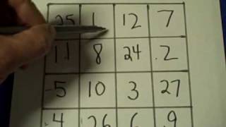 Magic Square Tutorial