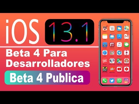 iOS 13.1 Beta 4 Para Desarrolladores & beta 4 Publica