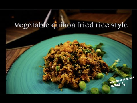 Alkaline Vegetable quinoa fried rice style Dr. Sebi approved