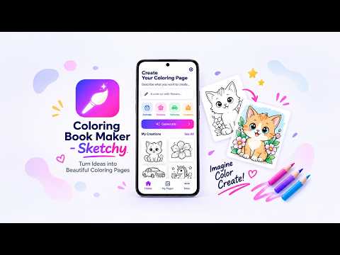 Coloring Book Maker - Sketchy video thumbnail
