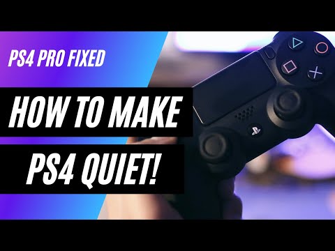 PS4 Pro noise fix - simple solution.