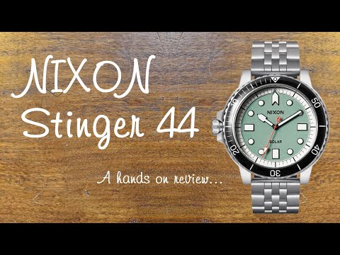 Nixon Stinger 44 dive watch - hands on review