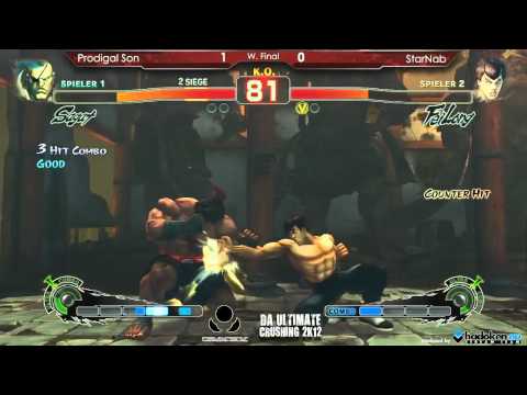 DUC 2k12 SSFIV STARNAB (Fei Long) vs Prodigal Son (Sagat) Winners Final